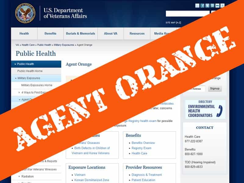 agent orange benefits