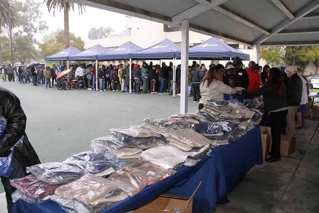 NVF Lands' End Clothing Giveaway at Greater Los Angeles VA