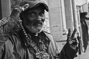 Richard McFarthing, a homeless vet living on the streets of Hollywood Boulevard. Photo by Jessica Jewell Lanier, https://www.flickr.com/photos/jewellcatalina/ .