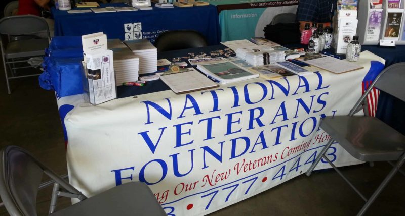 Photo of NVF booth at Stand Down